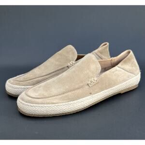 Paul Stuart Footwear St. Croix Taupe Suede Espadrille Men's Size 10 US